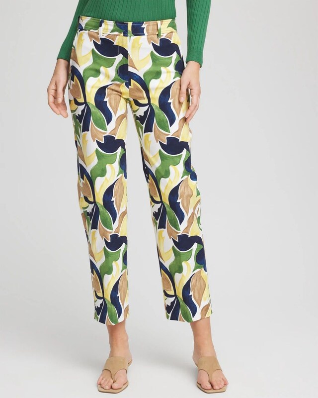 Emme Straight Mod Cropped Pants